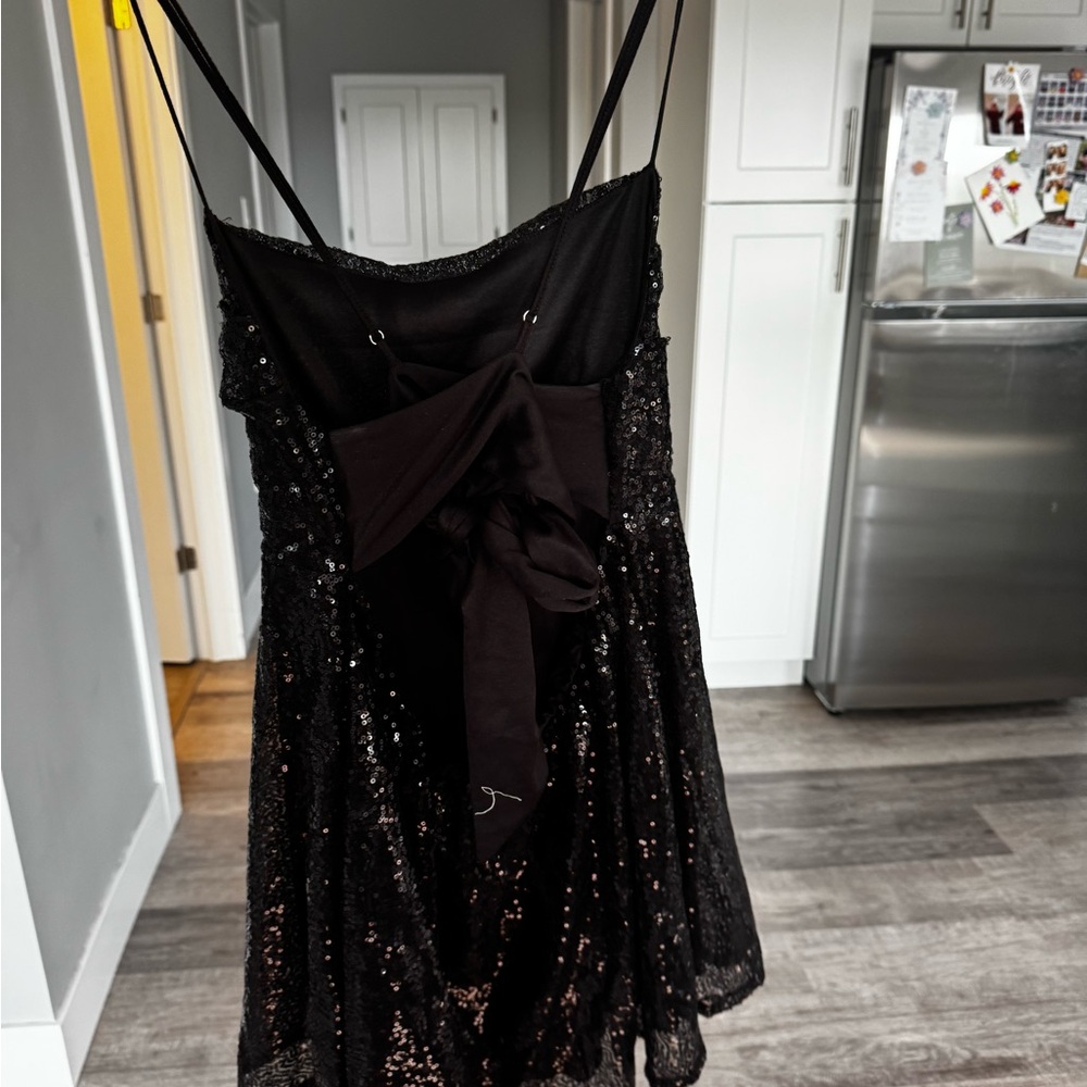 Amazon Black Sequin Mini Dress - Picture 7 of 7